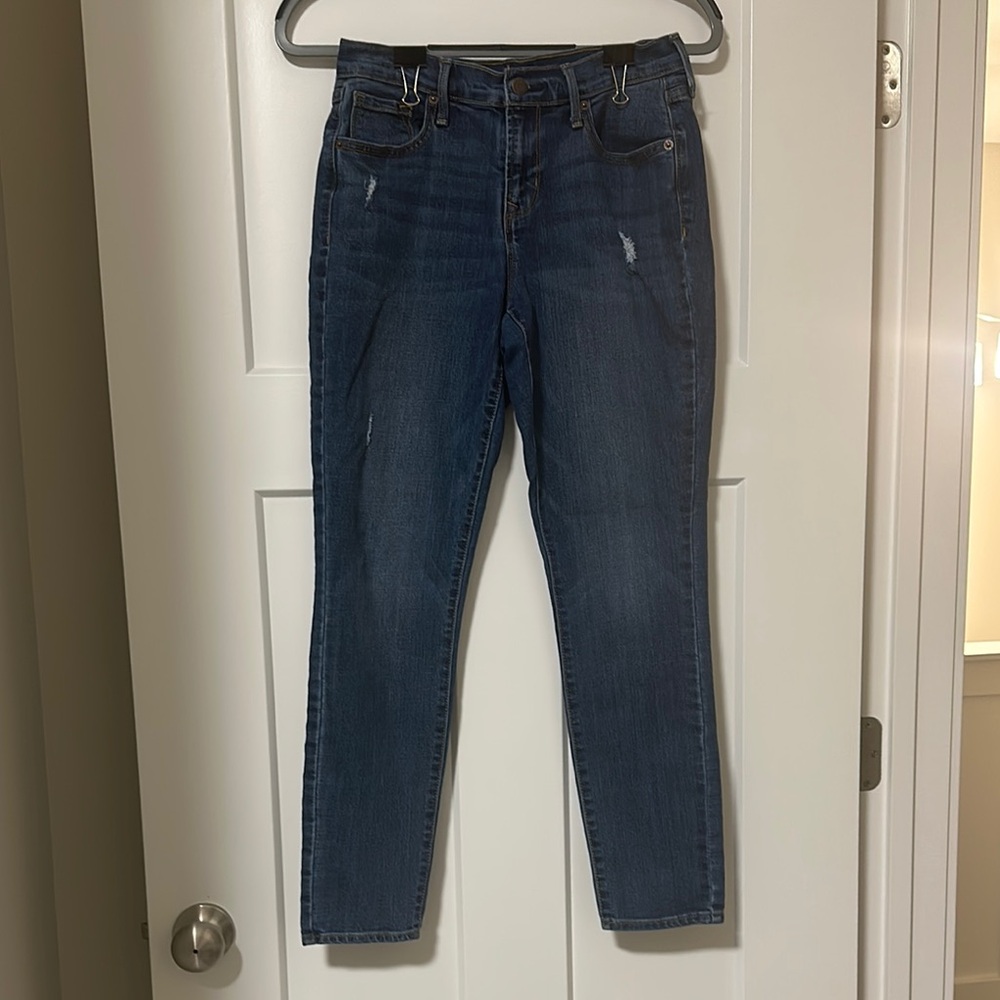Old Navy Blue Straight Leg Jeans